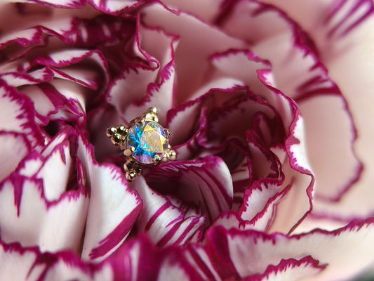 Anato faceted Aurora cz Zia