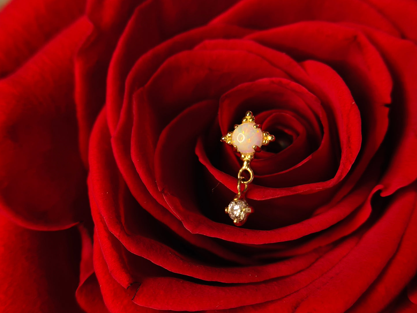 Anatometal Zia dangle